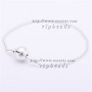 S925 Silver Bracelet ESS - Collection Clasp Bracelet Beaded Sterling Silver