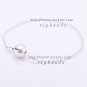 S925 Silver Bracelet ESS - Collection Clasp Bracelet Beaded Sterling Silver