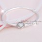 2017 Valentine S925 Silver Bracelet Signature Clasp Sparkling Heart Clear CZ Bracelet