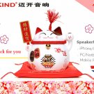 Traditional Chinese Style Built-in Low-Frequency radiator Lucky Cat Bluetooth Speaker