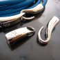 Finding - 2 Sets Silver End Cap S Hook Toggle Clasp Clousure Fastener Buckle ( Inside 4.5mm Diameter