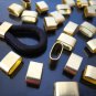 Finding - 6 pcs Gold Flat Head with Round Edge Rectangular Tubes 9mm x 5mm x 4mm