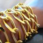 Finding - 1 Yard of Gold Large Chain Fashion Curb Link ( 20mm x 9.5mm width each Oval )