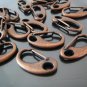 Finding - 1 pc Red Copper Lobster Buckle Large Clasps 30mm x 15mm