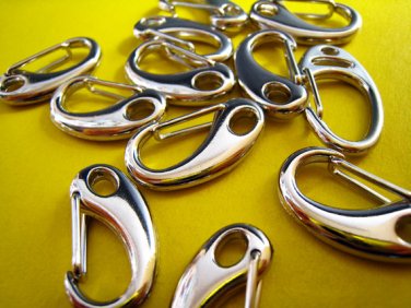 Finding - 1 pc Silver Lobster Buckle Large Clasps 30mm x 15mm