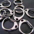 Finding - 2 pcs Silver Very Large Solid Lobster Claw Large Clasp Closure Toggle Buckle 28mm x 22mm
