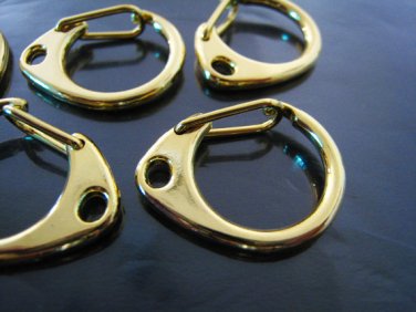 Finding - 2 pcs Gold Very Large Solid Lobster Claw Large Clasp Closure Toggle Buckle 28mm x 22mm