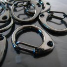 Finding - 2 pcs Gunmetal Black Very Large Solid Lobster Clasp Closure Toggle Buckle 28mm x 22mm