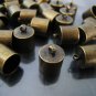 Finding - 4 pcs Antique Brass Round End Cap with Loop 12mm x 10mm ( inside 9mm Diameter )