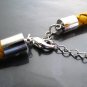 Finding - 2 Sets Silver Round End Cap Lobster Clasp & Extender ( Inside 6mm Diameter )