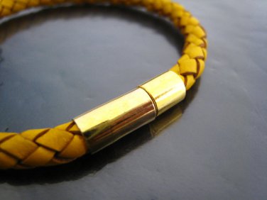 Finding - 2 Sets of Gold Open Round Buckle End Cap Clasp Connector ( Inside 5mm Diameter )