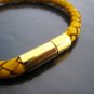 Finding - 2 Sets of Gold Open Round Buckle End Cap Clasp Connector ( Inside 5mm Diameter )