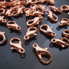 Finding - 10 pcs Champagne Rose Solid Mini Lobster Claw Clasp Closure 12mm x 7mm
