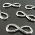 Finding - 5 pcs Antique Silver Infinity Charm Pendant