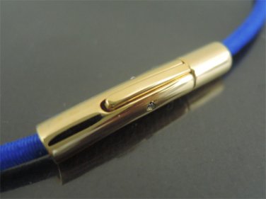 Finding - 1 Set of Gold Round Stainless Steel Buckle Clasp 26.5mm x 5mm ( Inside 3mm Diameter )