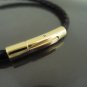 Finding - 1 Set of Gold Round Stainless Steel Buckle Clasp 28mm x 6mm ( Inside 4mm Diameter )