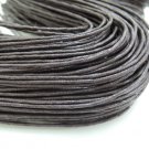 2 Yards 1.5mm Dark Brown Round Cotton Wax Cords