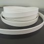 3 Yards 8mm x 1.2mm Cream White Flat Leather Cord