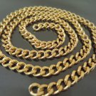 Finding - 1 Yard Gold Iron Chain with Unfinished Link ( 7mm width in each oval )