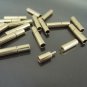 Finding - 2 Sets of Gold Open Round Buckle End Cap Clasp Connector ( Inside 2.5mm Diameter )