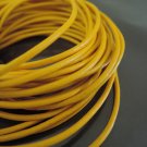 1 Yard 2mm Yellow Genuine Round Leather Cord