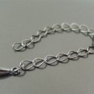 Finding - 6 pcs Gunmetal Black Small Chain Closure Extender