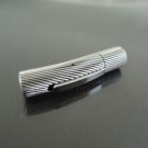 Finding - 1 Set of Silver Round Stainless Steel Buckle Clasp 26mm x 5mm ( Inside 3mm Diameter )