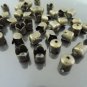 Finding - 20 pcs Antique Brass Round Tone Cord End Cap Buckle with Hole 7mm x 6.5mm ( Inside 6mm )