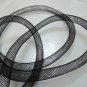 2 Yards of Black Horsehair ( Crin ) Tube Crinoline for Hair Accessories ( 7mm Width )