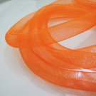 1 Yard of Orange Horsehair ( Crin ) Tube Crinoline for Hair Accessories ( 15mm Width )