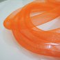 1 Yard of Orange Horsehair ( Crin ) Tube Crinoline for Hair Accessories ( 15mm Width )