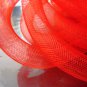 1 Yard of Red Horsehair ( Crin ) Tube Crinoline for Hair Accessories ( 15mm Width )