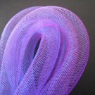 1 Yard of Purple Horsehair ( Crin ) Tube Crinoline for Hair Accessories ( 15mm Width )