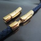 Finding - 1 Set of Gold Round Stainless Steel Buckle Clasp 29mm x 7mm ( Inside 5mm Diameter )