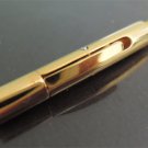 Finding - 1 Set of Gold Round Stainless Steel Buckle Clasp 24.5mm x 4mm ( Inside 2mm Diameter )