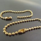 Finding - 6 pcs Gold Small Ball Chains Link with Connector For Scrabble Tiles