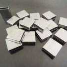 Finding - 6 pcs Silver Straight Flat Square Tubes 10mm x 10mm x 4mm ( Inside 9mm x 2mm )