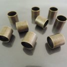 Finding - 6 pcs Antique Brass Round Cylinder Straight Tubes 10mm x 10mm ( Inside 9mm Diameter )