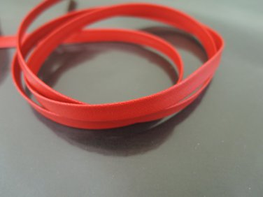1 Yard 6.5mm Red Flat Leather Cord
