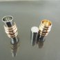 Finding - 1 Set Gold Magnetic Clasp Buckle Fastener ( Inside 6mm Diameter )