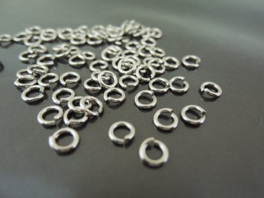Finding - 20 pcs 5mm Silver Open Jump Rings