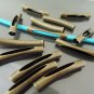 Finding - 10 pcs Antique Brass Curve Arc Tubes 32mm x 5mm ( inside 4mm Diameter )