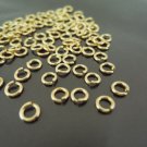 Finding - 20 pcs 5mm Gold Open Jump Rings