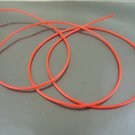 5 Yards of Red Round Rubber Plastic Cord ( 1mm Width )