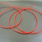 5 Yards of Red Round Rubber Plastic Cord ( 1mm Width )