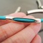 Finding - 10 pcs Silver Curve Arc Tubes 32mm x 5mm ( inside 4mm Diameter )
