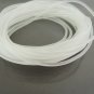 5 Yards of Clear Matt Finish Round Soft Rubber Plastic Cord ( 1.5mm Width )