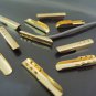 Finding - 20 pcs Gold Metal Fold Over Crimp 22mm x 4mm