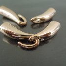 Finding - 1 Set Rose Gold Plastic Toggle Clasp ( Inside 6mm Diameter )