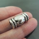 Finding - 1 Set Silver Magnetic Clasp Buckle Fastener ( Inside 5mm Diameter )